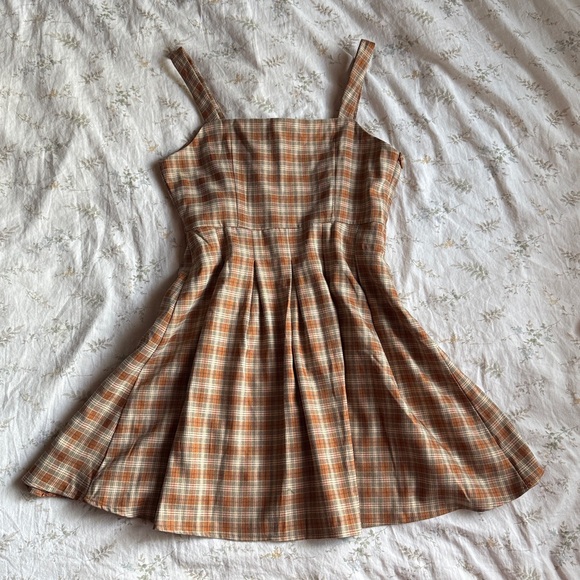 Plaid mini dress cropped blazer set size small in great condition - Picture 8 of 14